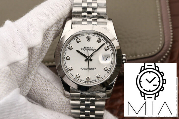 Rolex Datejust M126300 EW Factory Diamond-set Dial