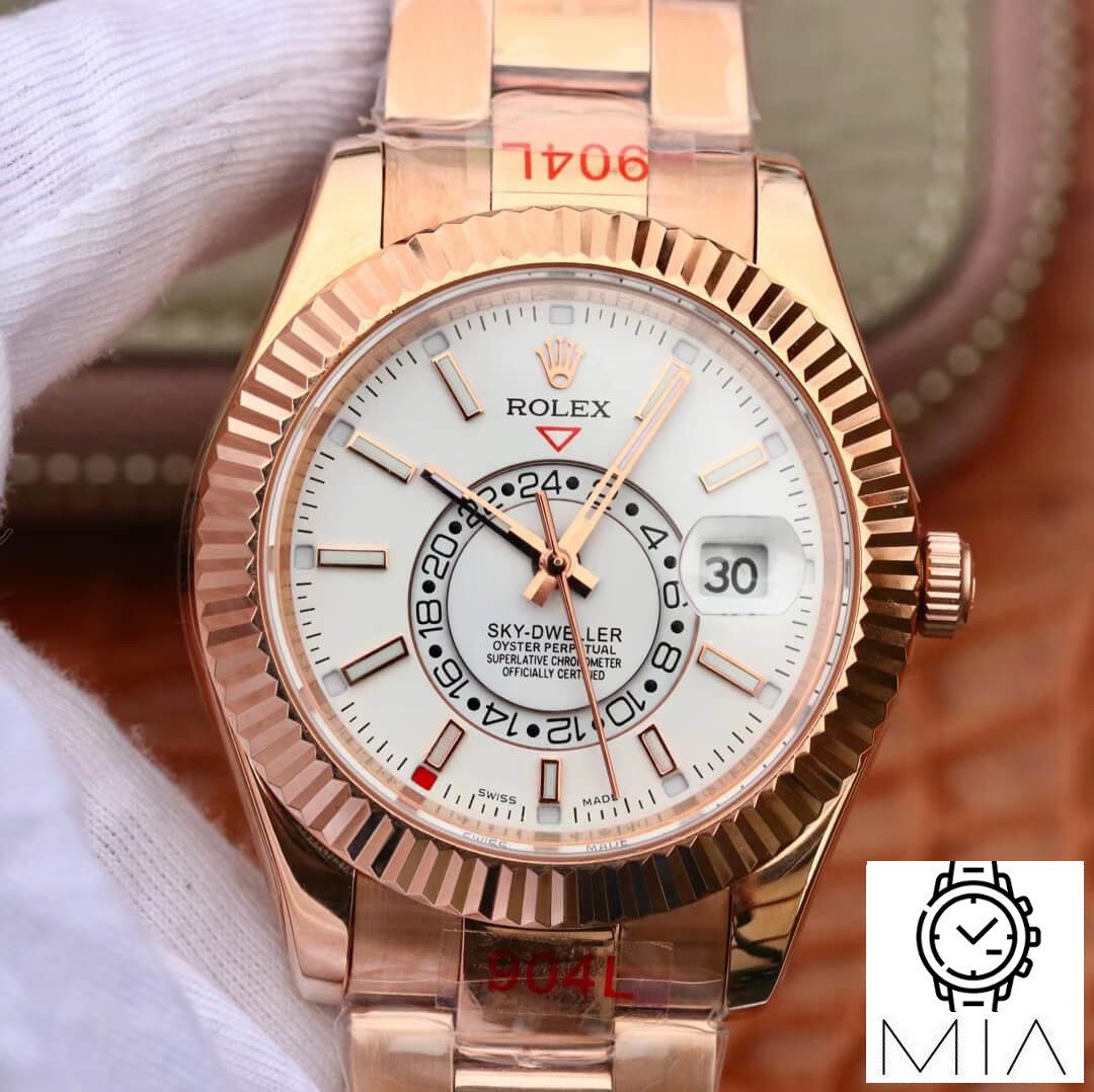 Rolex Sky Dweller M326935-0005 Noob Factory Stainless Steel Strap