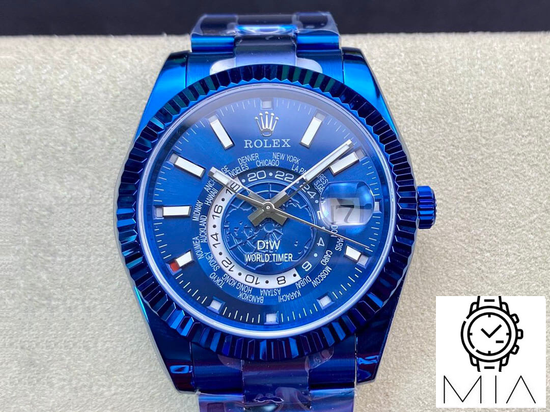 Rolex Sky Dweller 40MM WWF Factory Blue Strap
