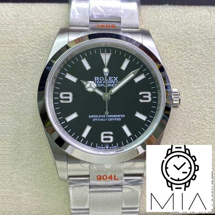 Rolex Explorer M124270-0001 36MM EW Factory Stainless Steel Strap