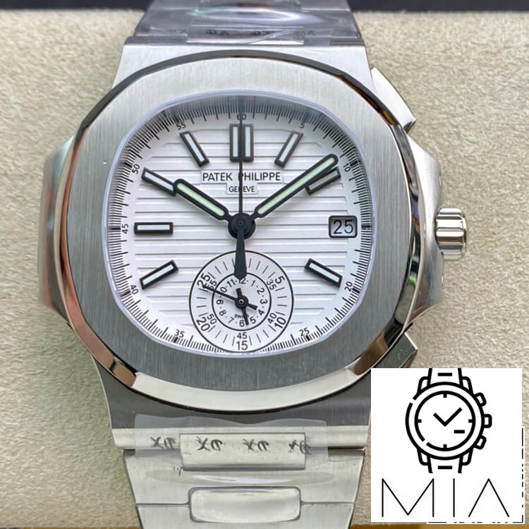Patek Philippe Nautilus 5980/1A-019 3K Factory White Dial