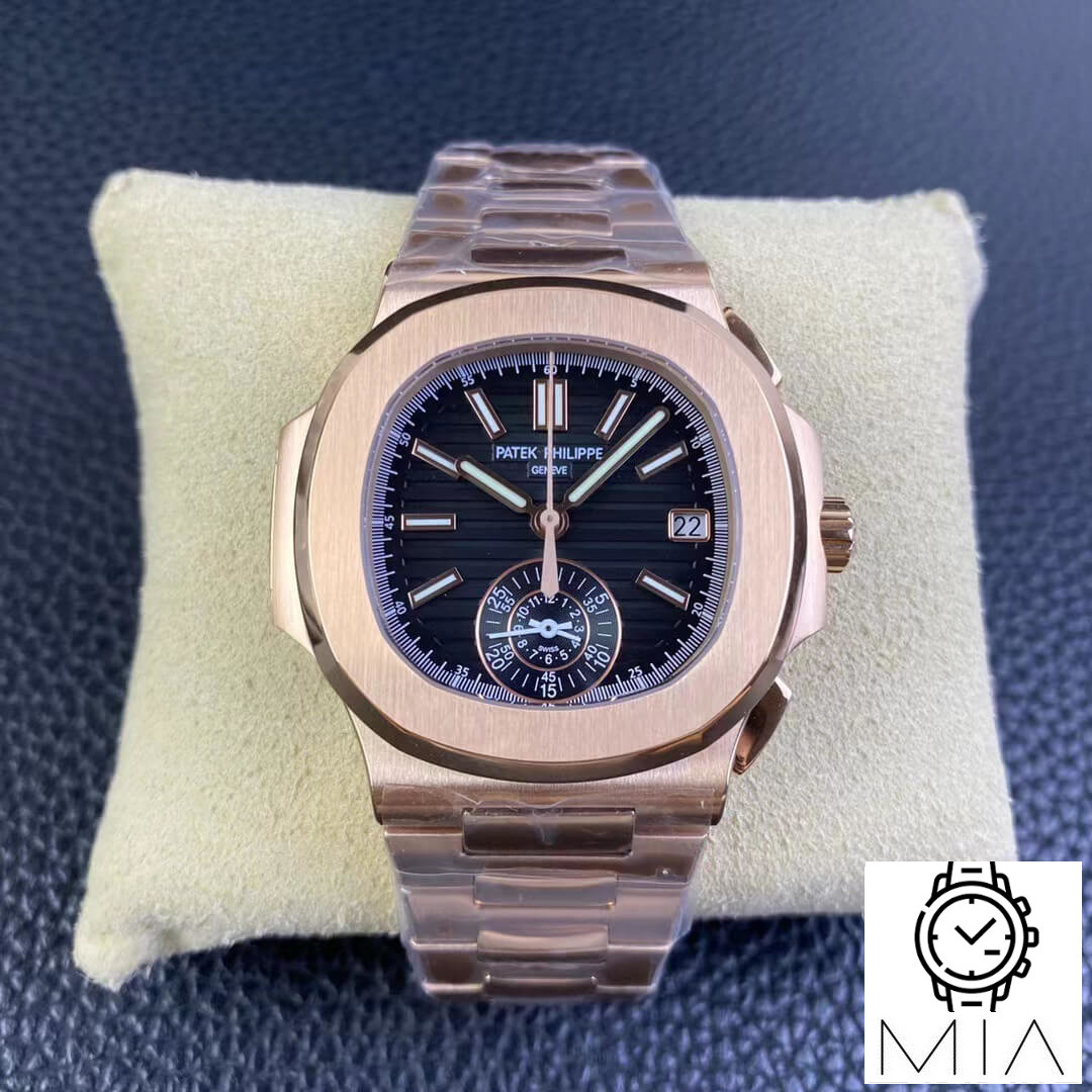 Patek Philippe Nautilus 5980/1R-001 3K Factory Black Dial