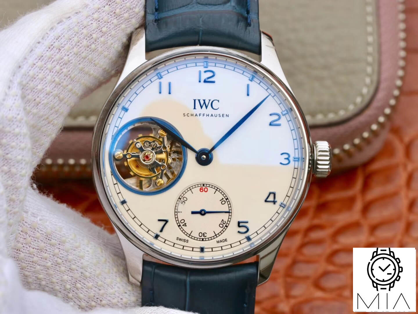 IWC Portuguese Tourbillon ZF Factory Blue Strap
