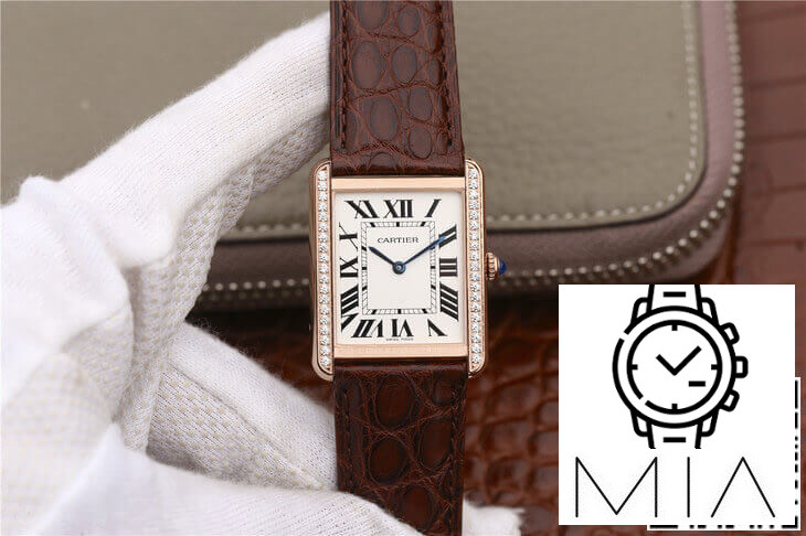 Cartier Tank WT200005 K11 Factory Diamond-Set Bezel