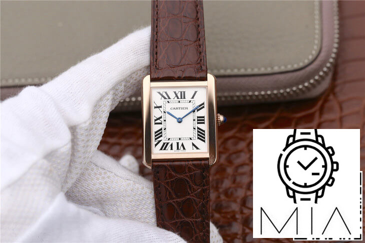 Cartier Tank W5200025 K11 Factory Brown Strap
