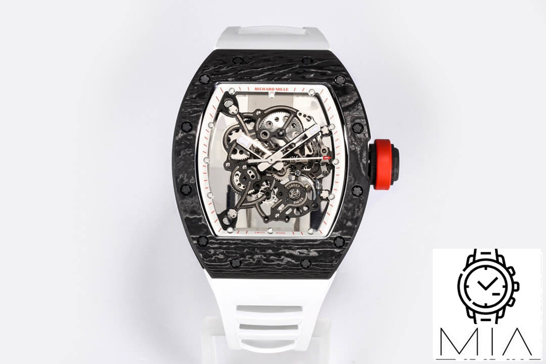 Richard Mille RM-055 BBR Factory White Strap