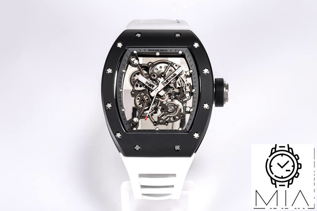 Richard Mille RM-055 BBR Factory White Strap