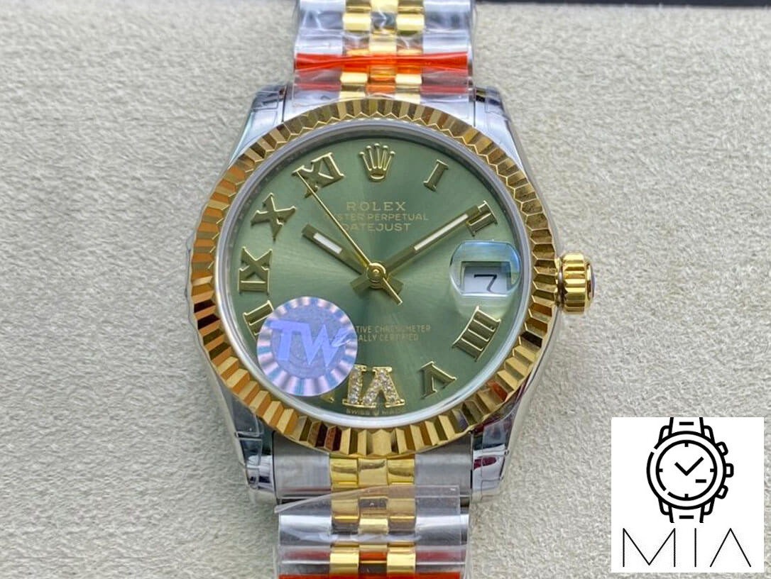 Rolex Datejust 178273 31MM TW Factory Green Dial