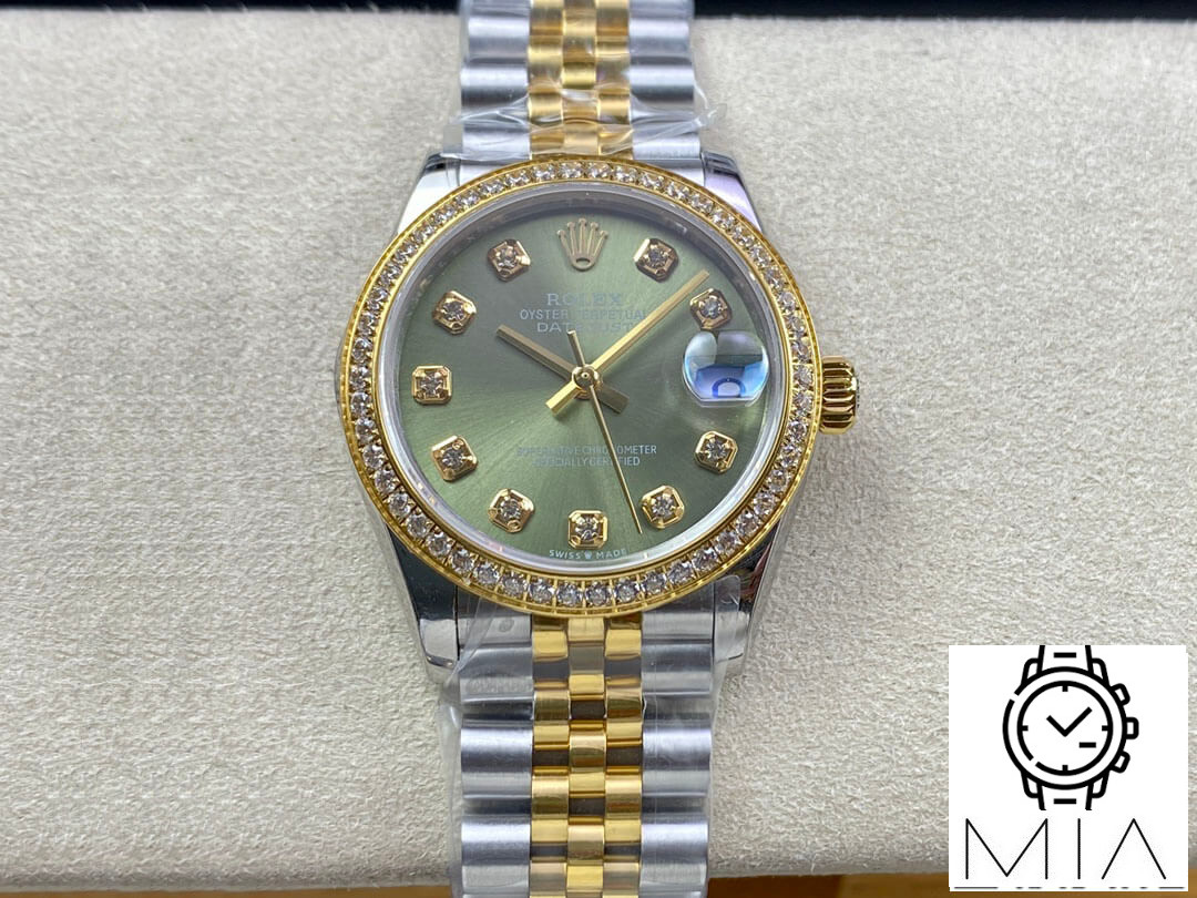Rolex Datejust M278383RBR-0030 31MM EW Factory Diamond-Set Bezel