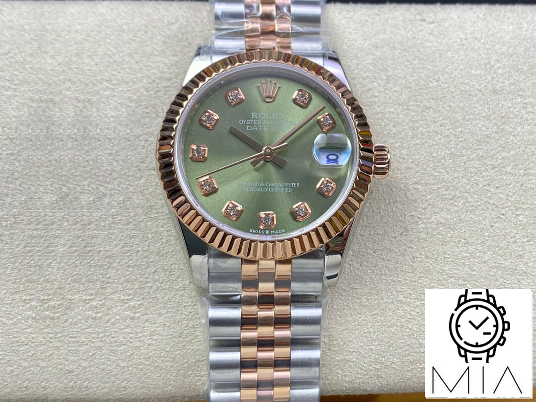 Rolex Datejust 31MM EW Factory Gold Bezel