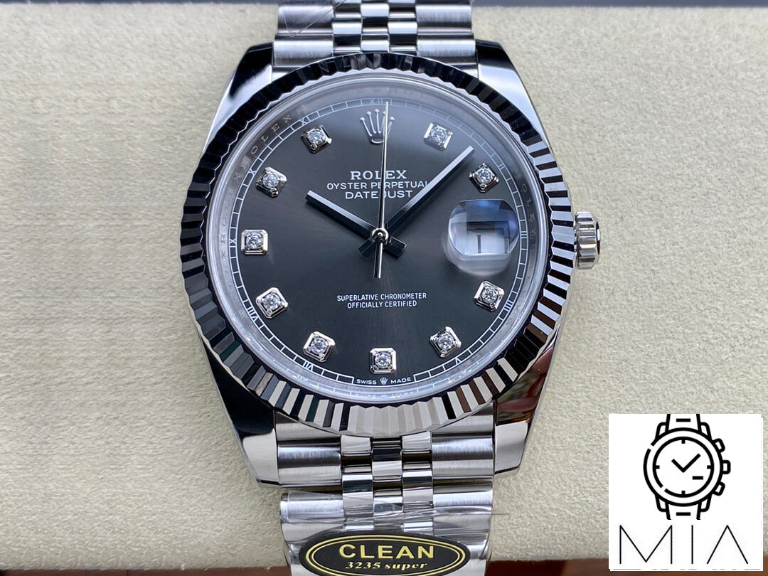 Rolex Datejust M126334-0006 Clean Factory Gray Steel Case