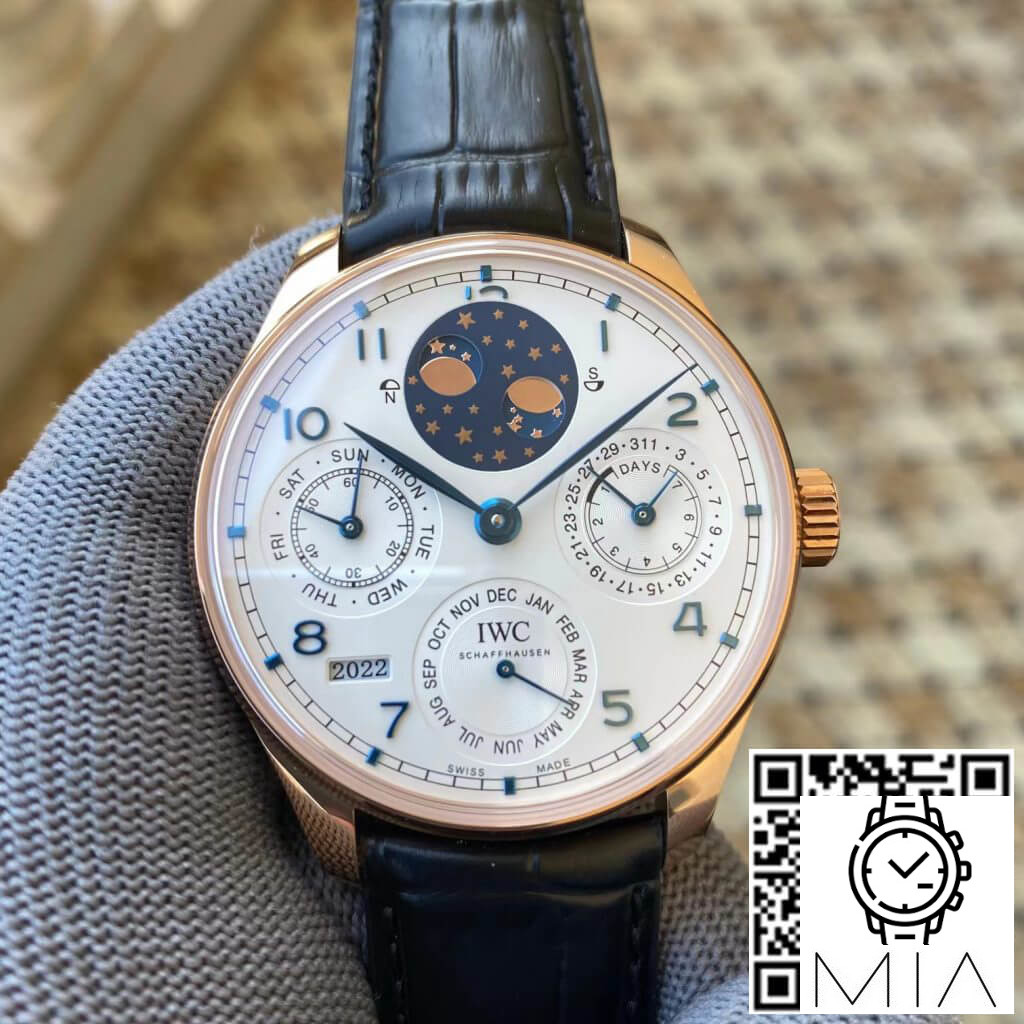 IWC Portuguese Perpetual Calendar IW503405 APS Factory Leather Strap