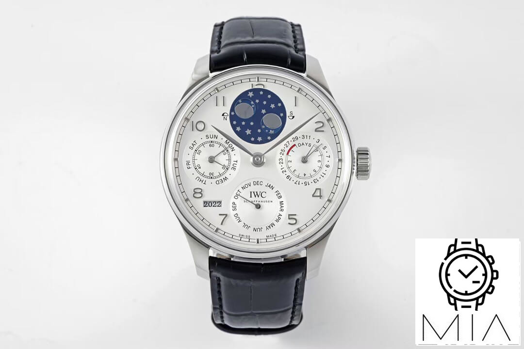 IWC Portuguese Perpetual Calendar IW503406 APS Factory Black Strap
