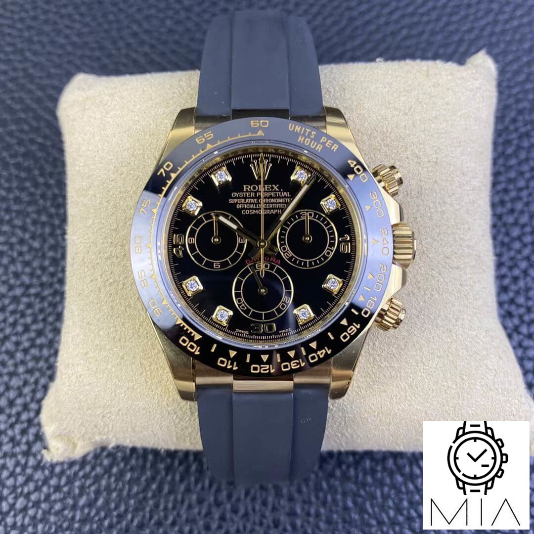 Rolex Cosmograph Daytona M116518ln-0046 Clean Factory Black Rubber Strap