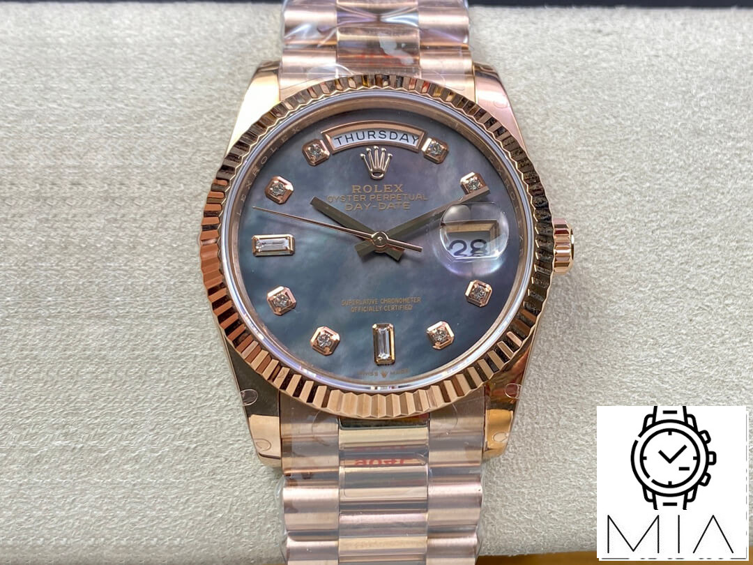 Rolex Day Date 118235 36MM GM Factory Gold Strap