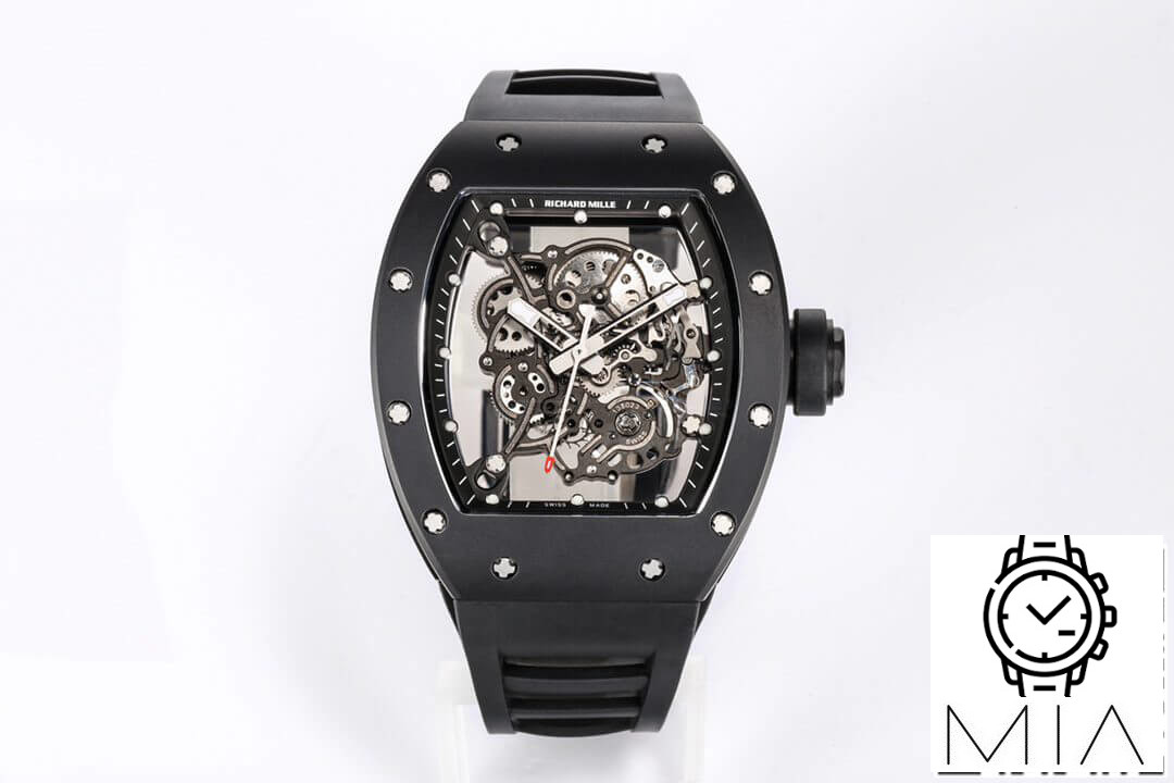 Richard Mille RM-055 BBR Factory V2 Black Strap