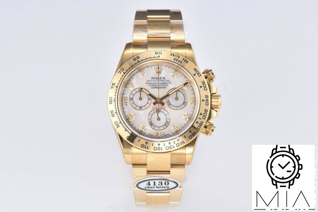 Rolex Cosmograph Daytona M116508-0007 Clean Factory Gold Strap