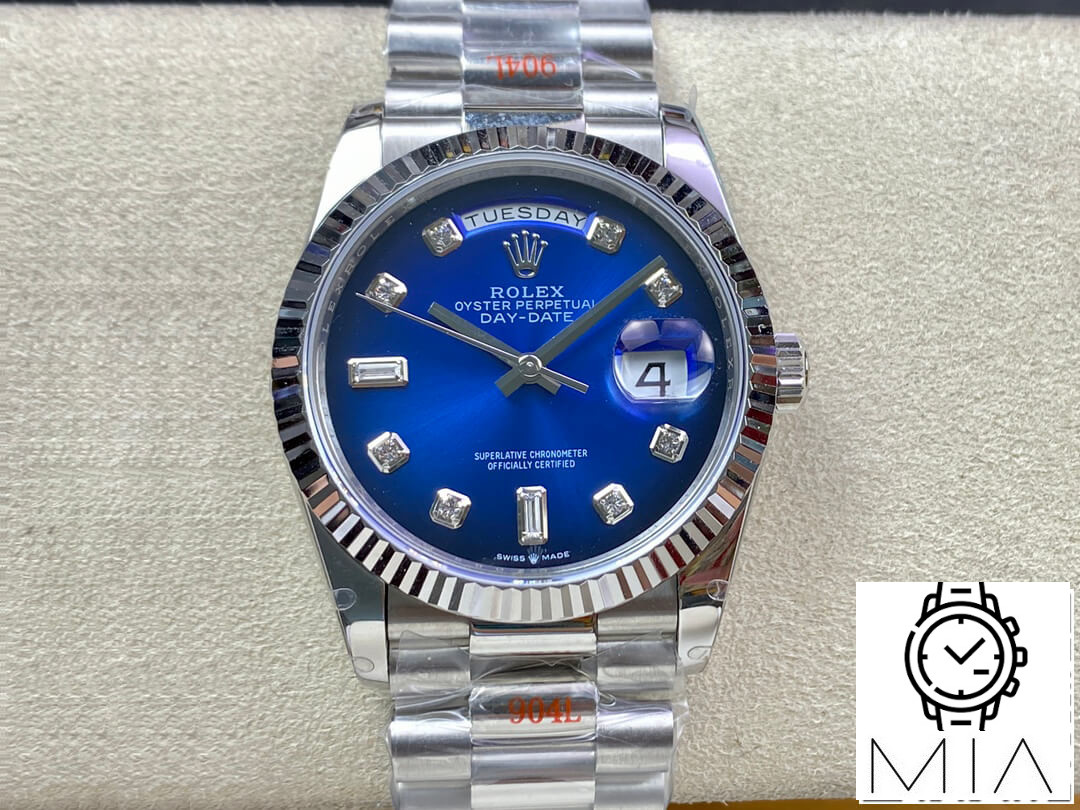 Rolex Day Date M128239-0023 36MM GM Factory Blue Dial