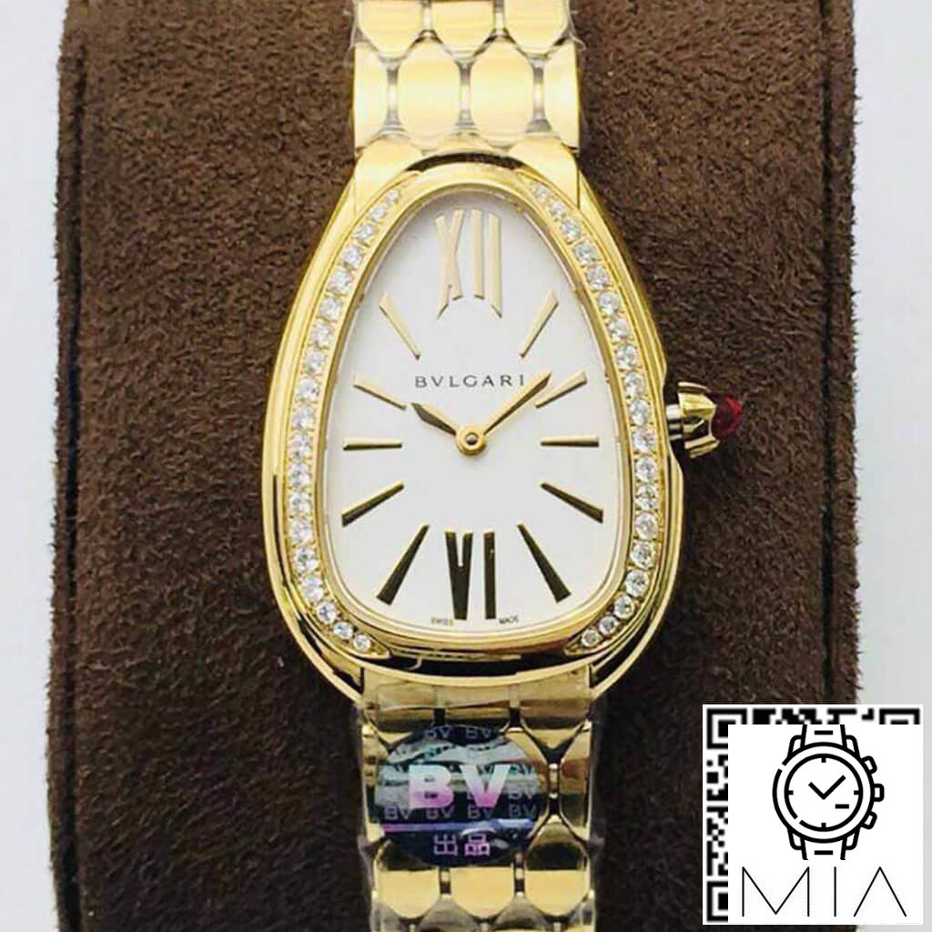 Bvlgari Serpenti 103147 BV Factory Yellow Diamond Bezel