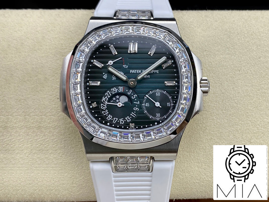 Patek Philippe Nautilus 5712GR GR Factory White Rubber Strap
