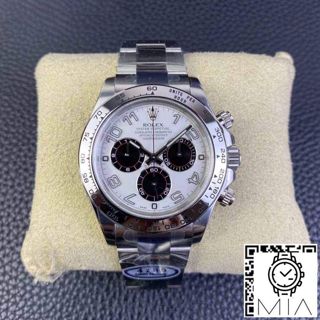 Rolex Cosmograph Daytona Clean Factory V3 Stainless Steel Strap