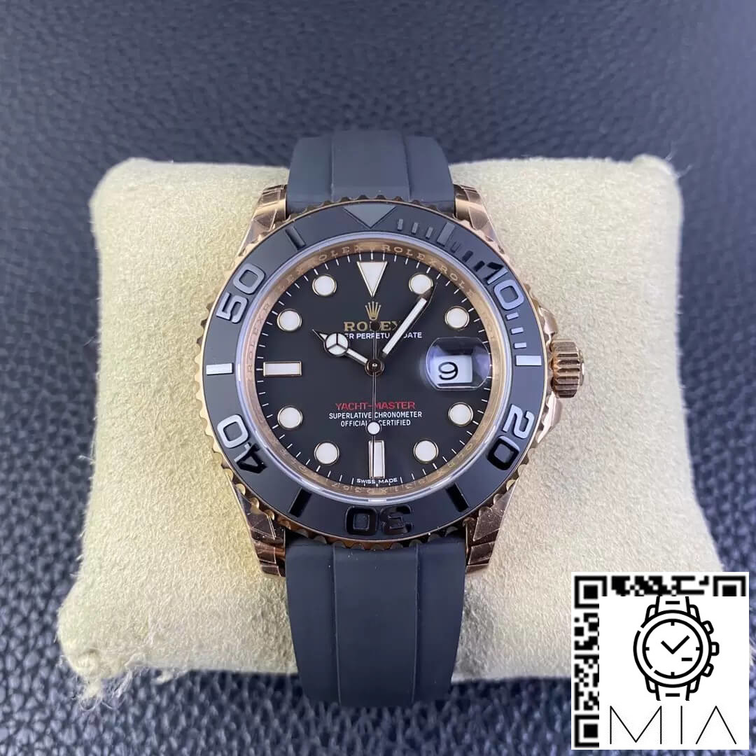 Rolex Yacht Master M126655-0002 40MM VS Factory Black Strap