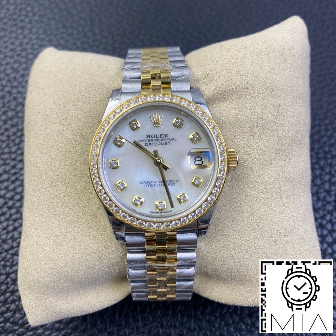 Rolex Datejust M278383RBR-0028 31MM EW Factory Diamond Dial
