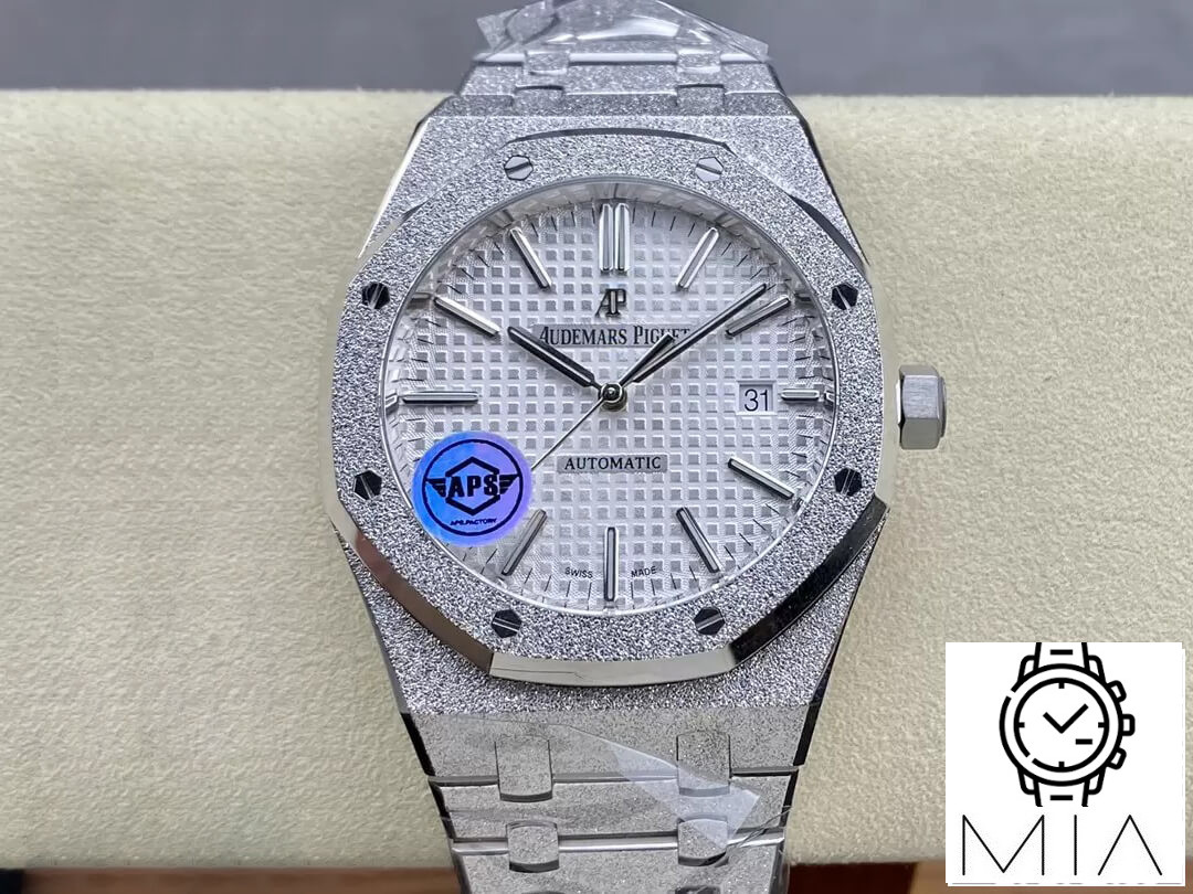 Audemars Piguet Royal Oak 15410 APS Factory Titanium White Dial