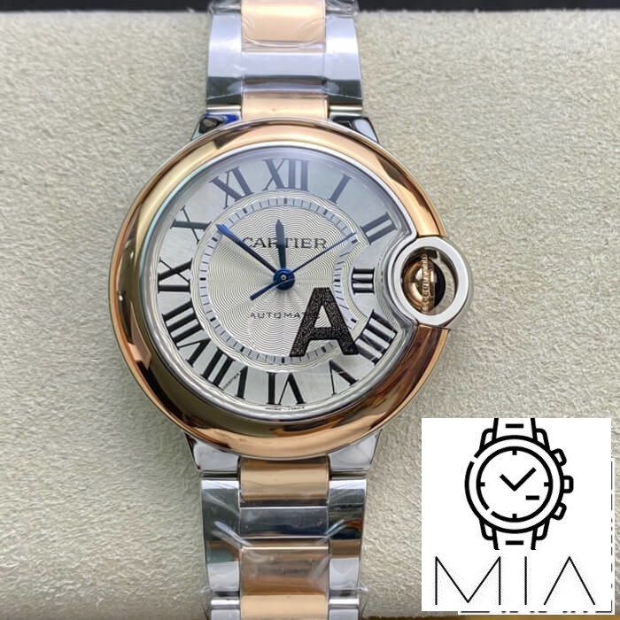 Ballon Bleu De Cartier W2BB0023 33MM V6 Factory Silver Strap