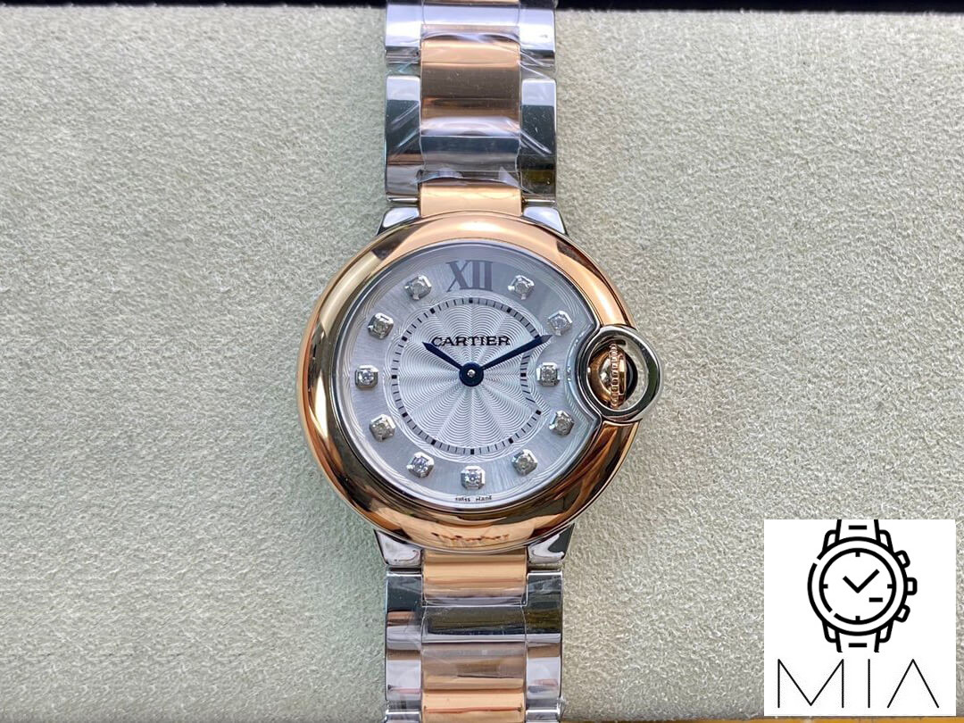 Ballon Bleu De Cartier 28MM W3BB0005 V6 Factory White Dial