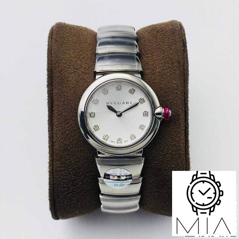 Bvlgari LVCEA 102196 BV Factory Silver Strap