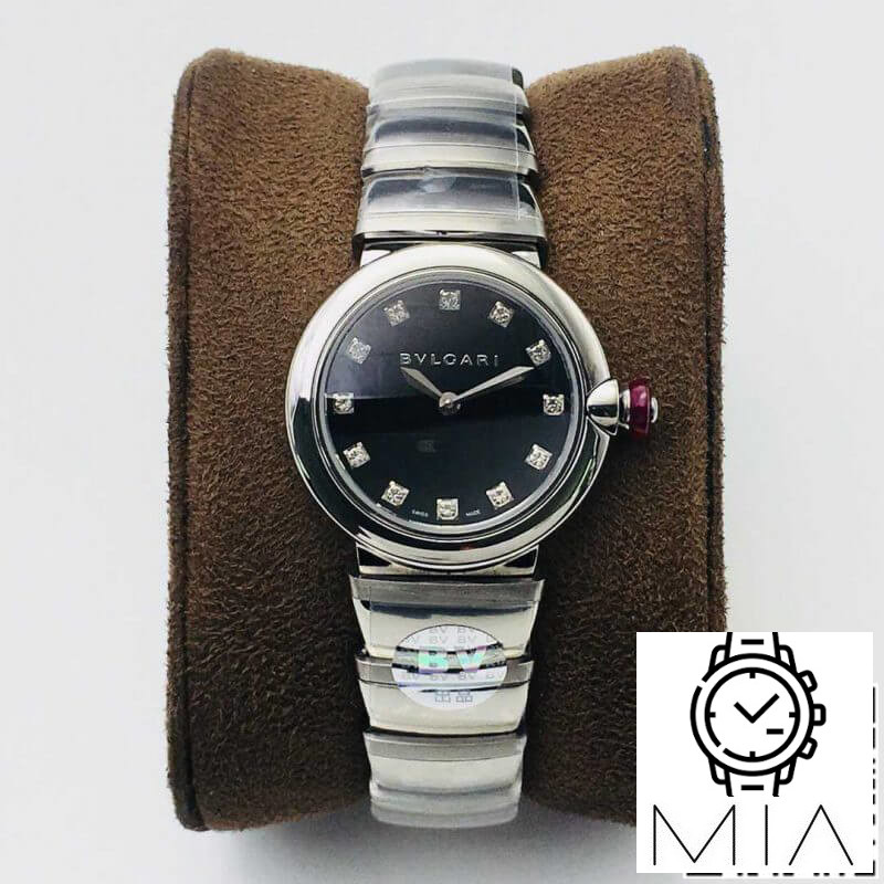 Bvlgari LVCEA BV Factory Stainless Steel Black Dial