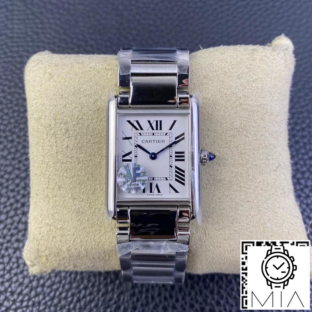 Cartier Tank WSTA0052 AF Factory Silver Stainless Steel