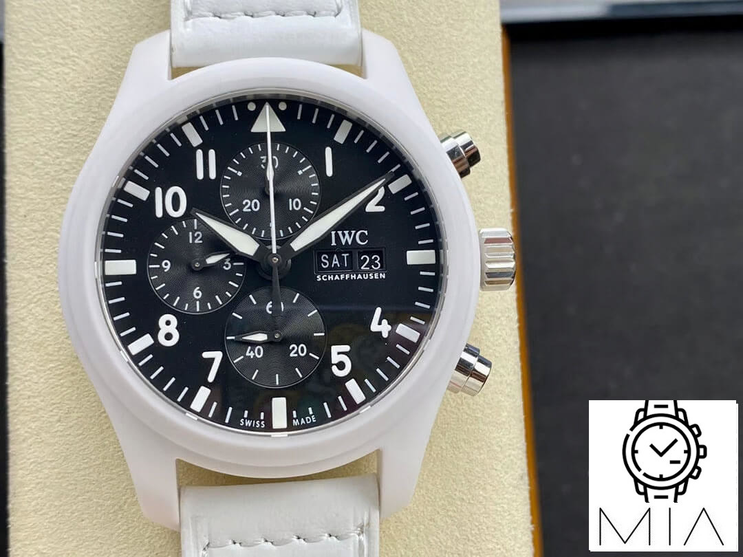 IWC Pilot TOP GUN IW389105 Lake Tahoe TPS Factory Leather Strap