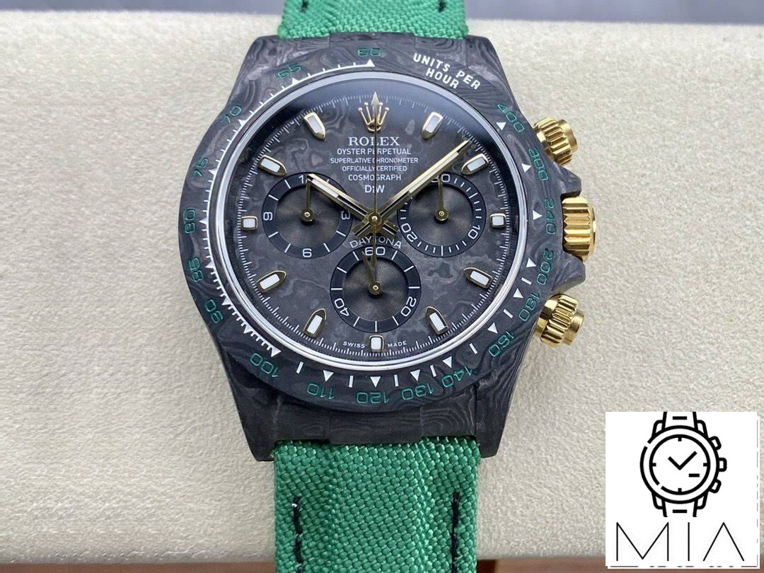 Rolex Daytona Cosmograph Diw Custom Version Noob Factory Fabric Strap