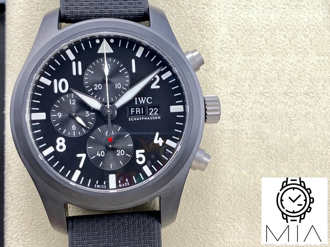 IWC Pilot TOP GUN IW389101 TPS Factory Ceramic Bezel
