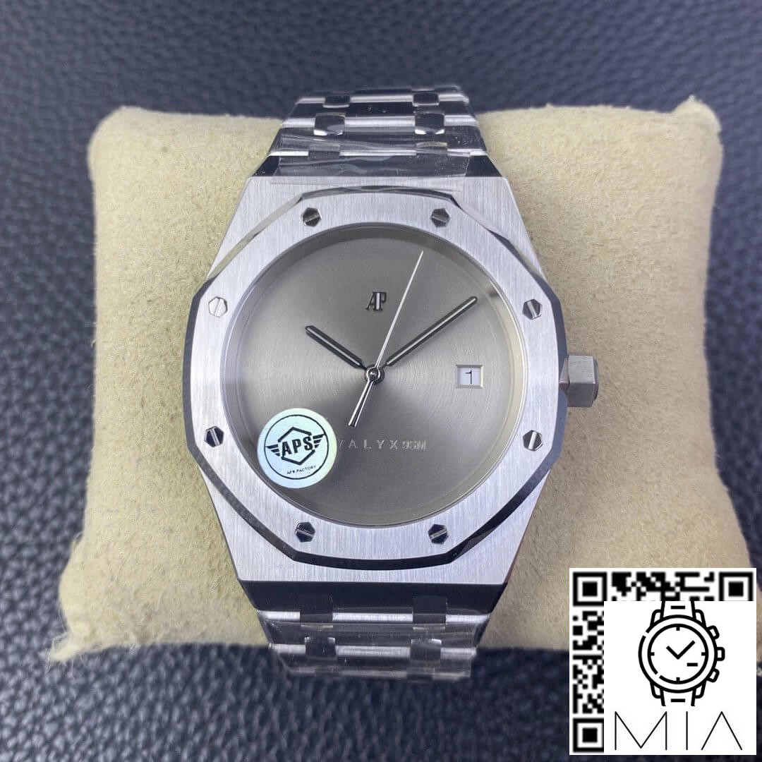 Audemars Piguet Royal Oak 15400 Iron Man APS Factory Silver Stainless Steel Strap