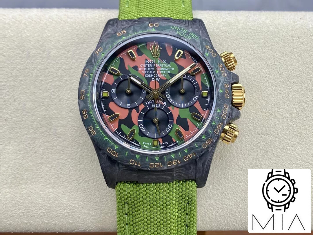 Rolex Daytona Cosmograph Diw Custom Version Noob Factory Green Strap