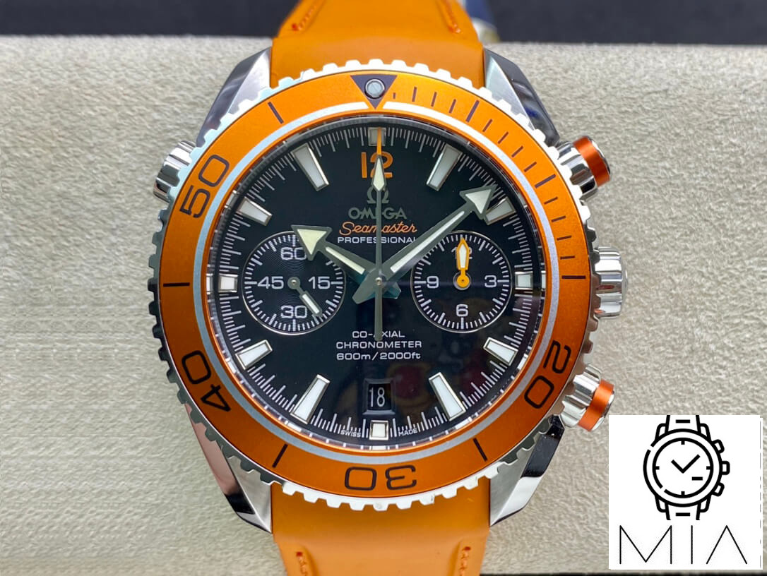 Omega Seamaster 232.32.46.51.01.001 OM Factory Orange Rubber Strap