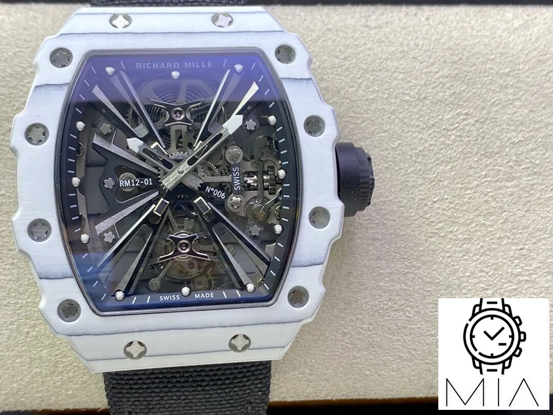 Richard Mille RM12-01 Tourbillon RM Factory White Carbon Fiber Bezel