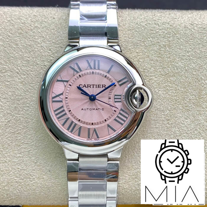 Ballon Bleu De Cartier W6920100 33MM AF Factory Silver Stainless Steel Strap