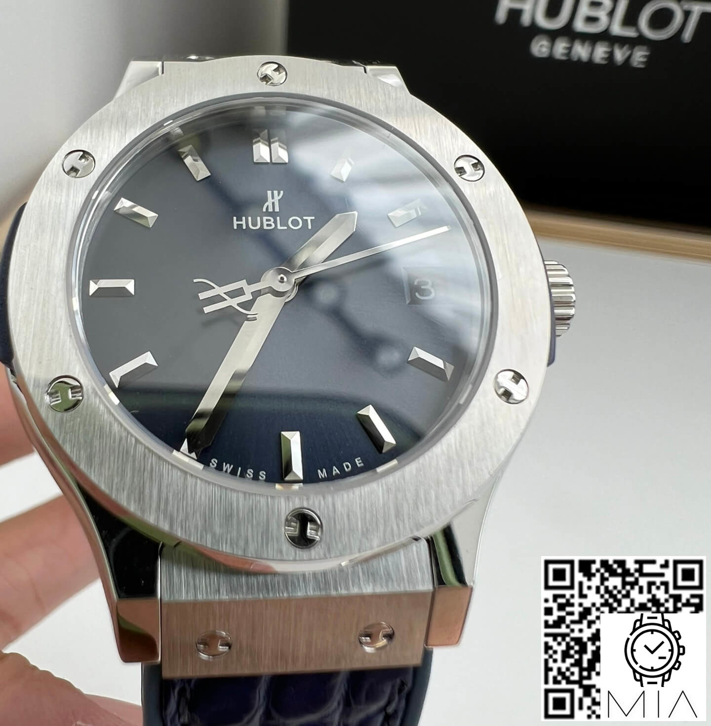 Hublot Classic Fusion 581.NX.7170.LR 33MM HB Factory Blue Strap