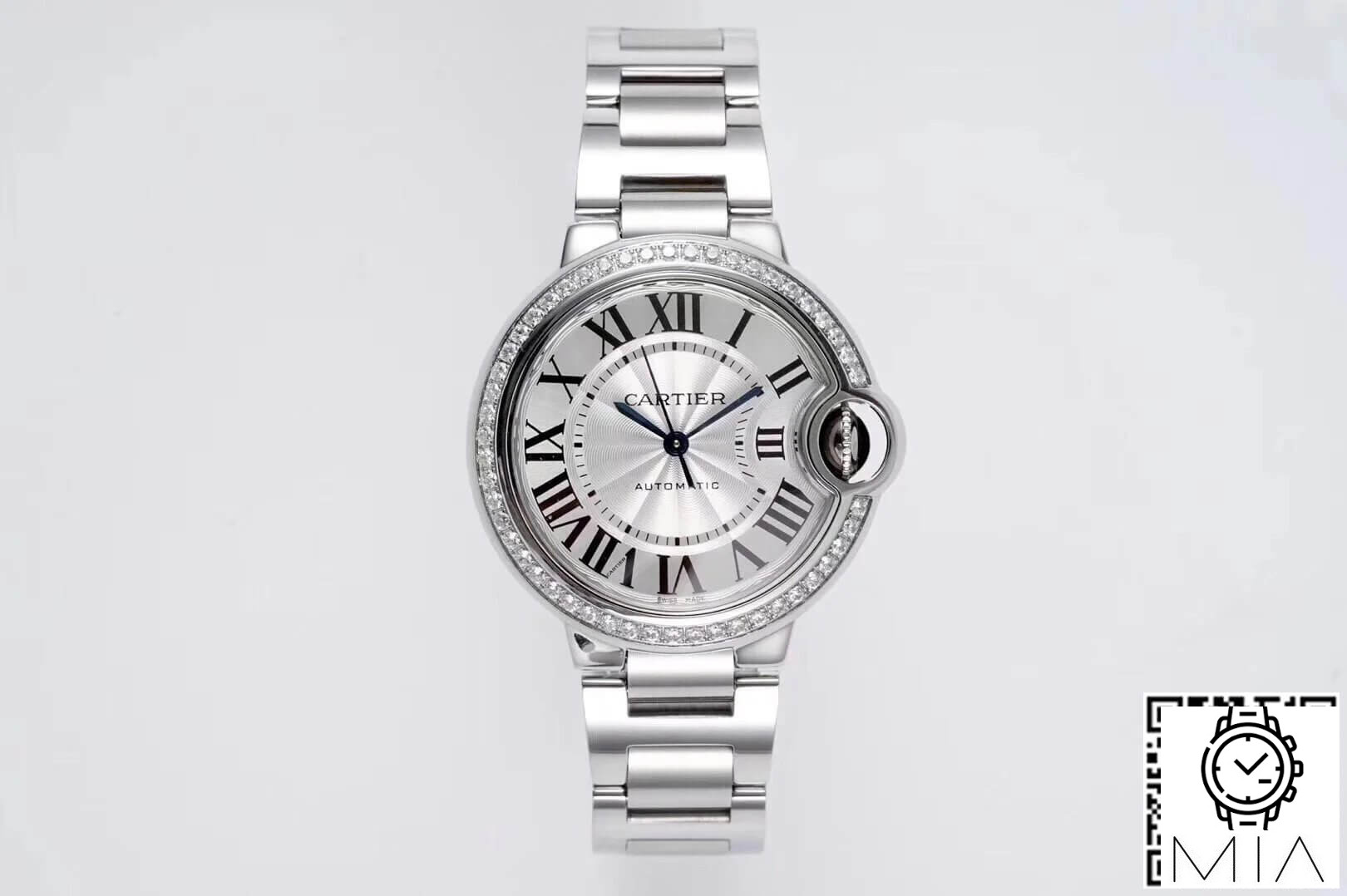 Ballon Bleu De Cartier W4BB0016 33MM AF Factory White Stainless Steel Dial