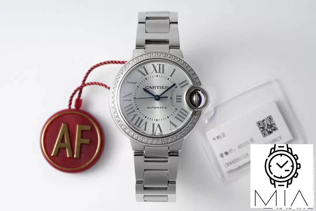 Ballon Bleu De Cartier W4BB0028 33MM AF Factory Diamond Bezel