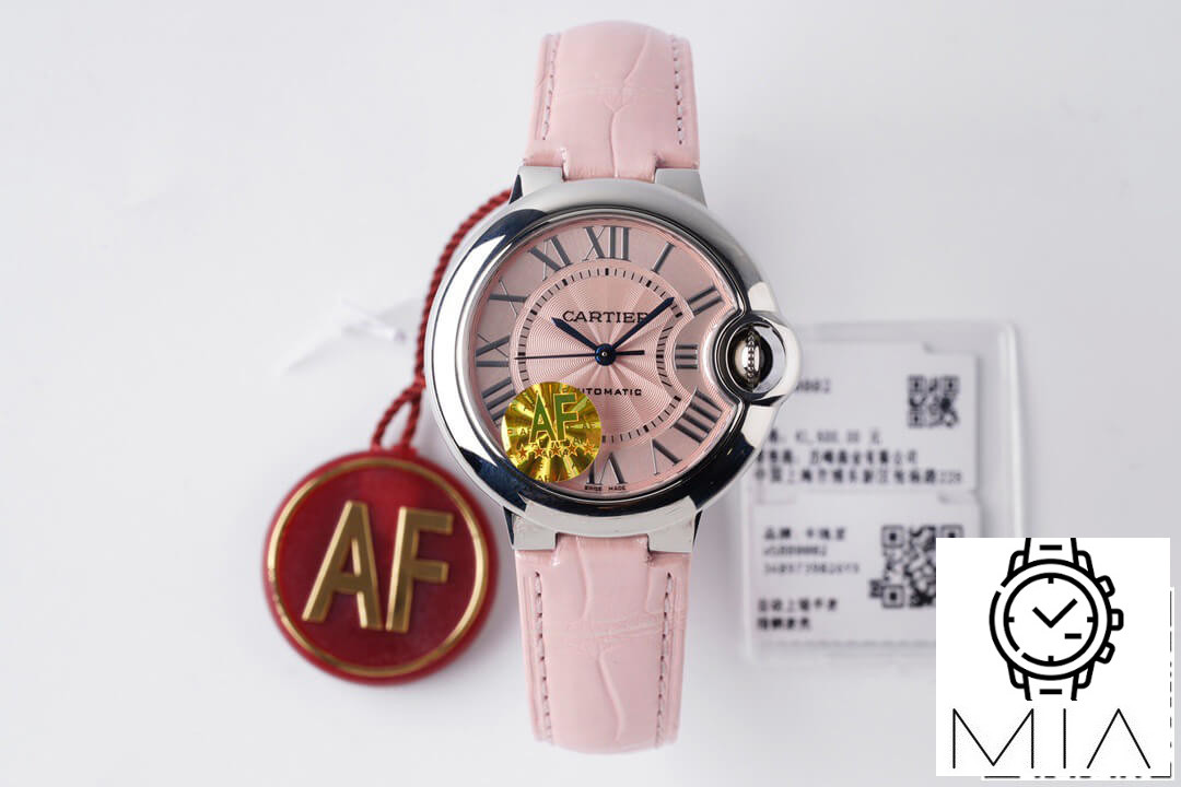 Ballon Bleu De Cartier WSBB0002 33MM AF Factory Leather Strap