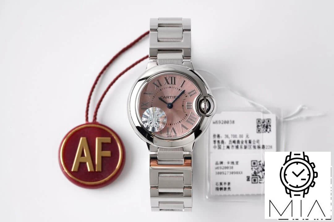 Ballon Bleu De Cartier Quartz 28MM W6920038 AF Factory Pink Dial