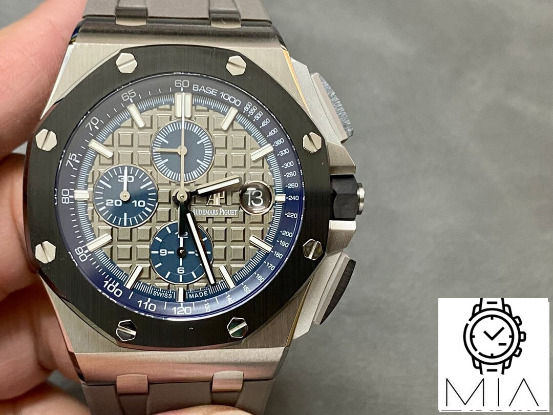 Audemars Piguet Royal Oak Offshore 26400IO.OO.A004CA.02 APF Factory Gray Rubber Strap
