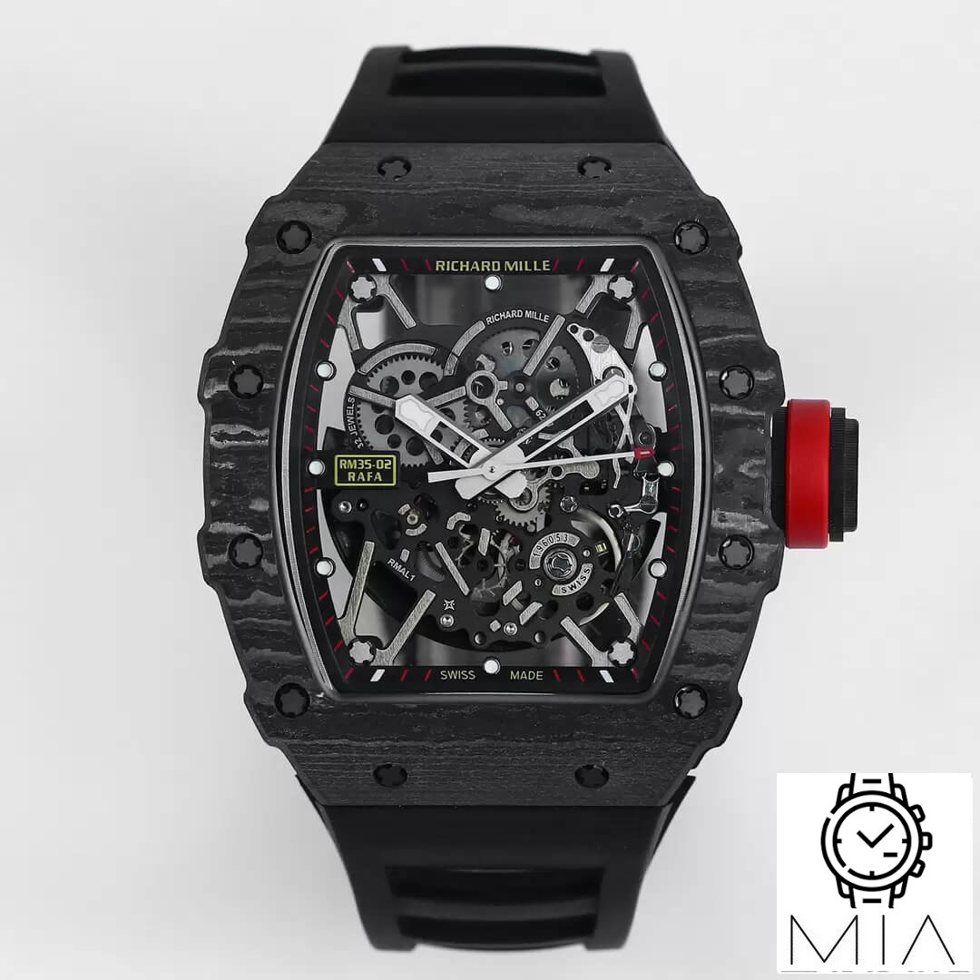Richard Mille RM35-02 BBR Factory Black Carbon Fiber Case