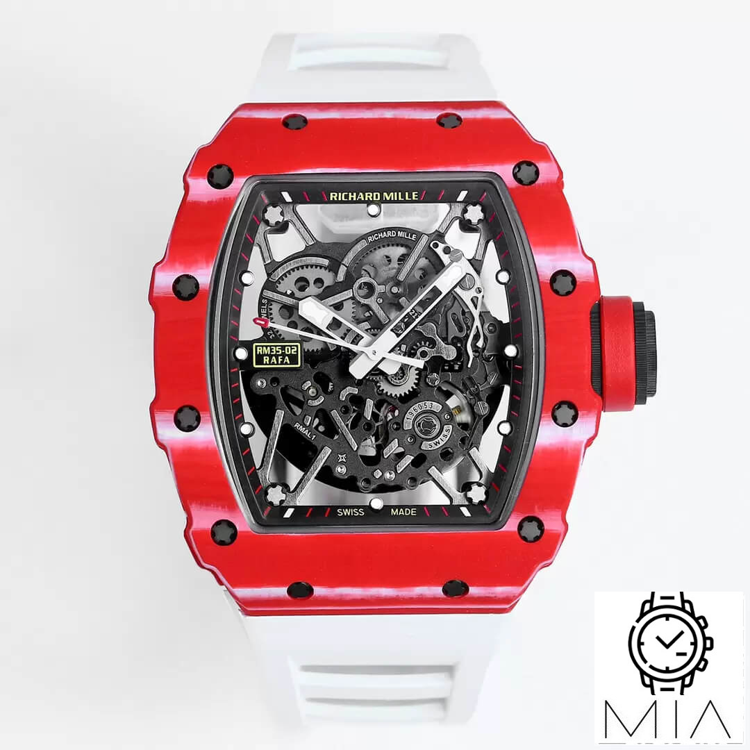 Richard Mille RM35-02 BBR Factory Skeleton Carbon Fiber Dial