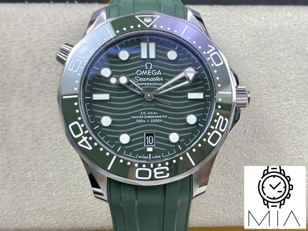 Omega Seamaster Diver 300M 210.32.42.20.10.001 VS Factory Green Ceramic Bezel